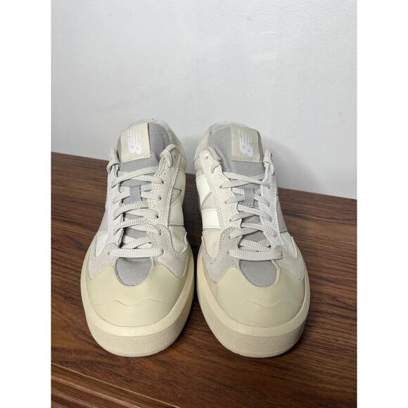 New Balance CT302 White Gray Suede Canvas Men's 9 Neutral Streetwear Casual - Picture 3 of 10